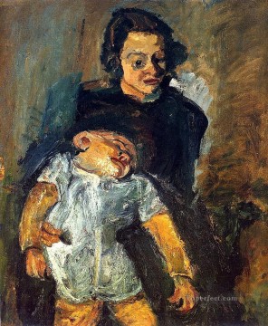  1942 Oil Painting - maternity 1942 Chaim Soutine Expressionism
